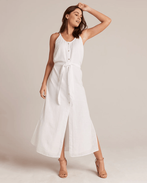 Bella store Dahl Frayed Hem Open Back Sundress S