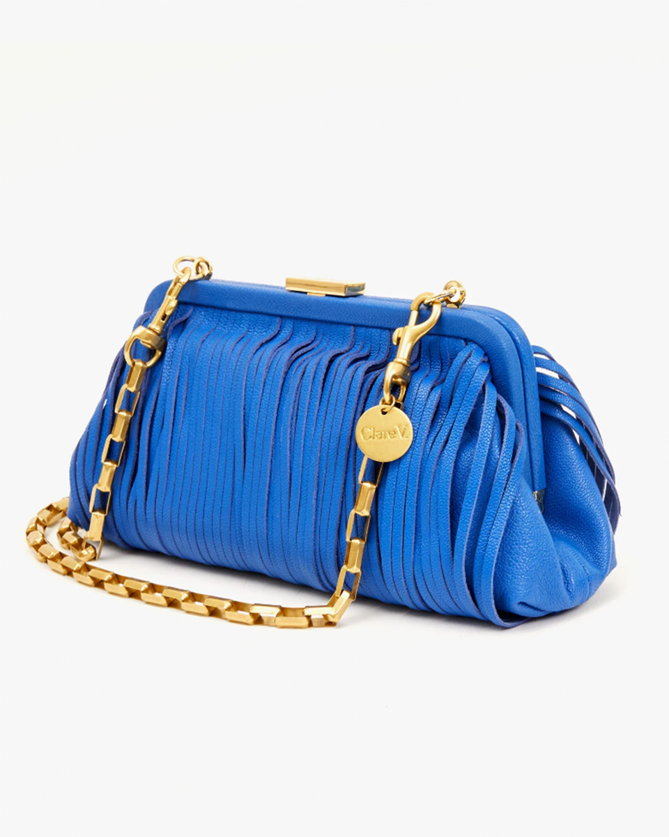 Clare V. Fran Fran Bag in Blue