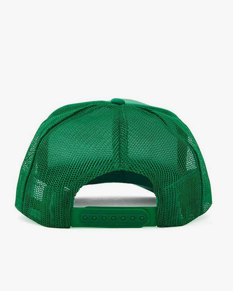 Clare V. Trucker Hat - Block Ciao - Green- Bliss Boutiques