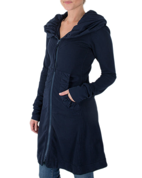 Prairie Underground Long Cloak Hoodie in Midnight Bliss Boutiques