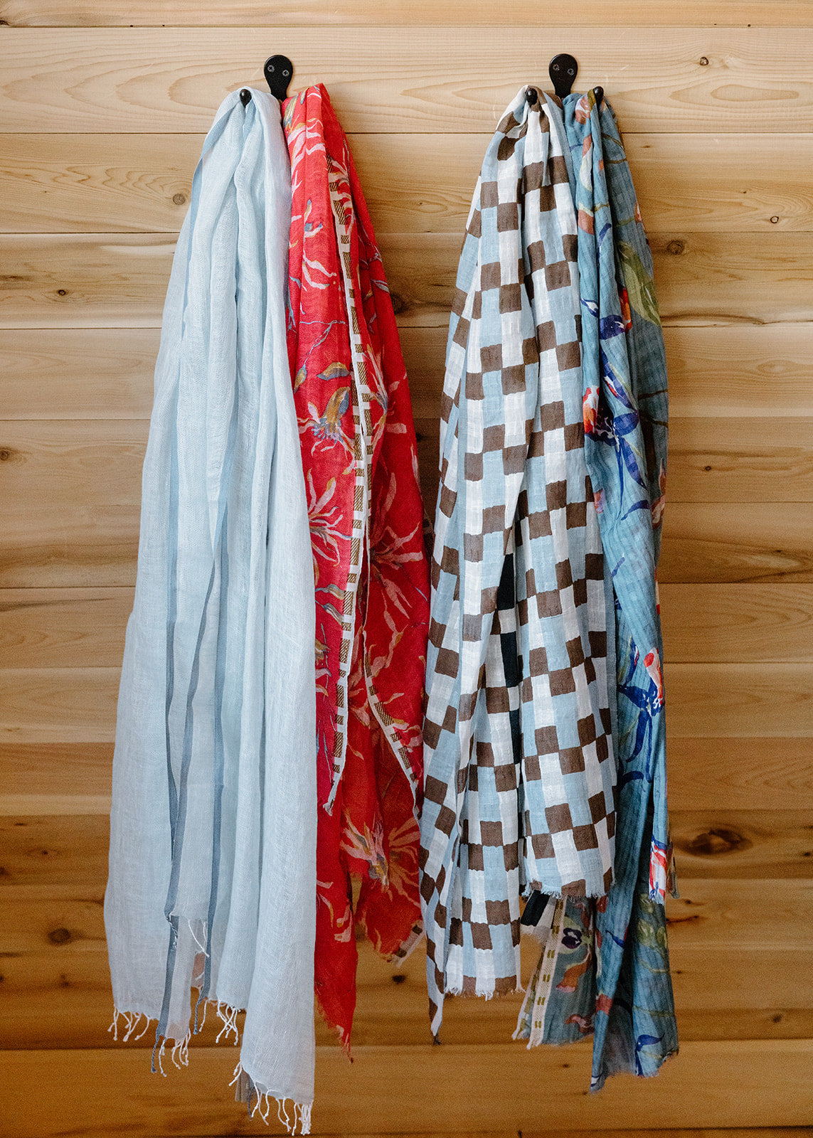 Chan Luu Cashmere Silk Scarf in Baja Blue Bliss Boutiques