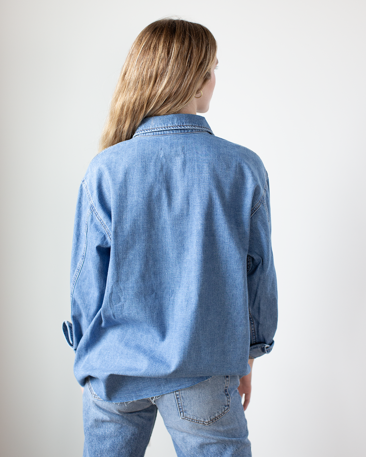 あす楽 ASKKNY OVERSIZED DENIM SHIRT | tonky.jp