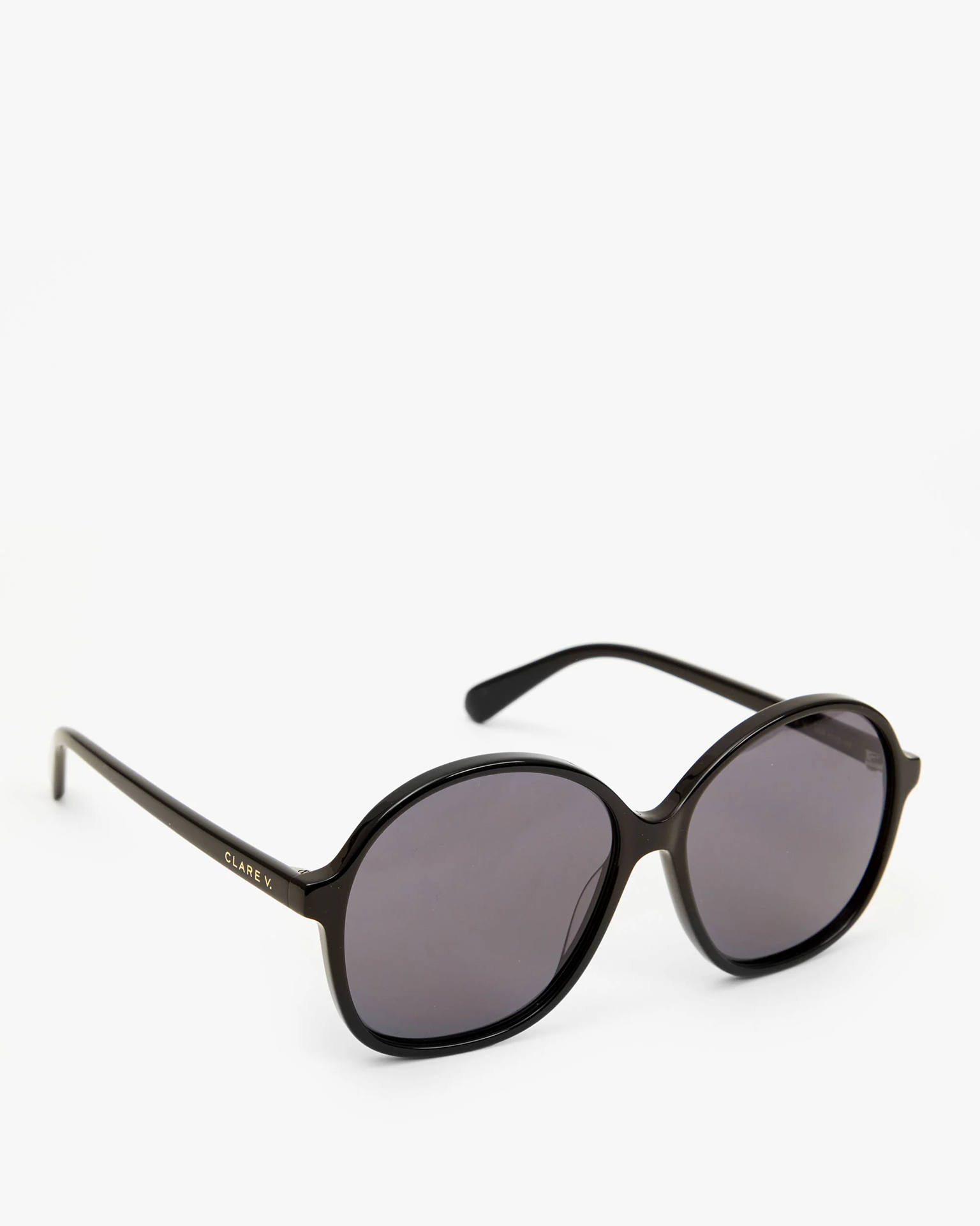 Clare V. Jane Sunglasses in Black
