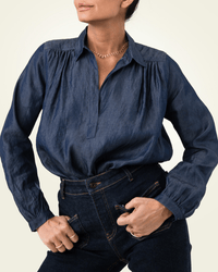 A Shirt Thing Clothing Celeste - Denim - Dark Indigo