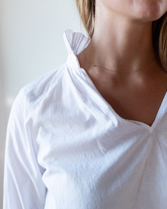 A Shirt Thing Clothing Josephine Blouse - Cabo in White