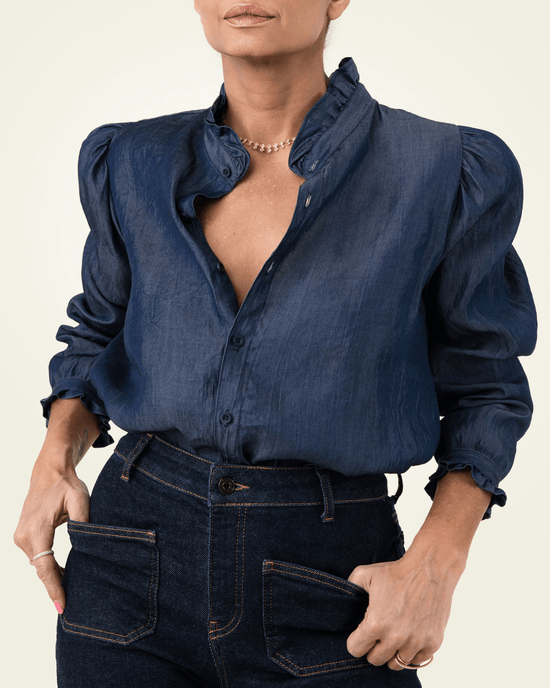 A Shirt Thing Clothing Peggy - Denim - Dark Indigo