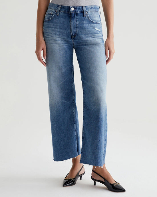 AG Jeans Saige Wide Leg Crop in 17Ys Wilshire 