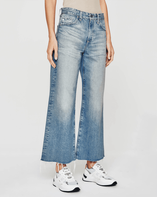 AG Jeans Denim Saige Wide Leg Crop in Rival