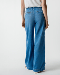 AMO Denim Edith Wide Leg Trouser in Amity