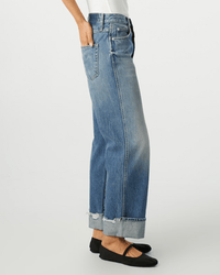 AMO Denim Sonia Cuffed Jean in Taboo