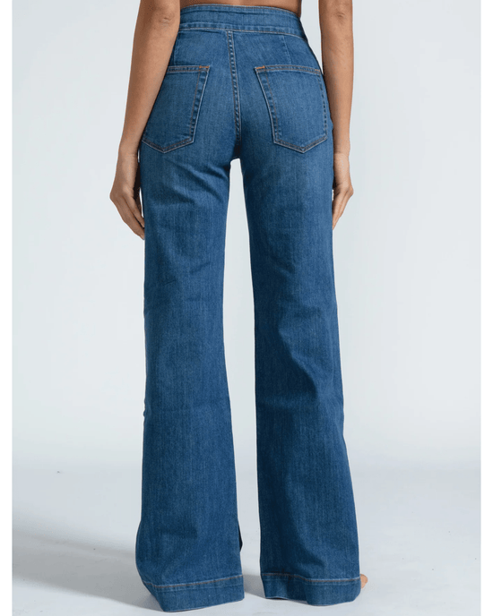 ASKK NY Denim Brighton Wide Leg in Mercury