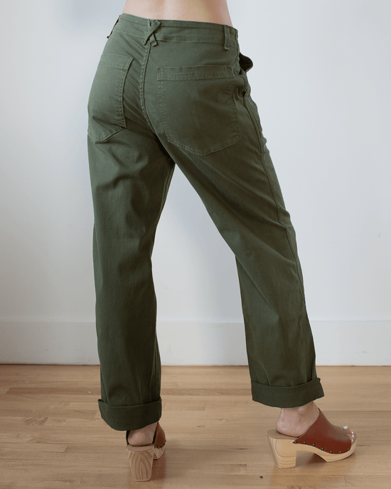 ASKK NY Denim Chino Twill in Fatigue