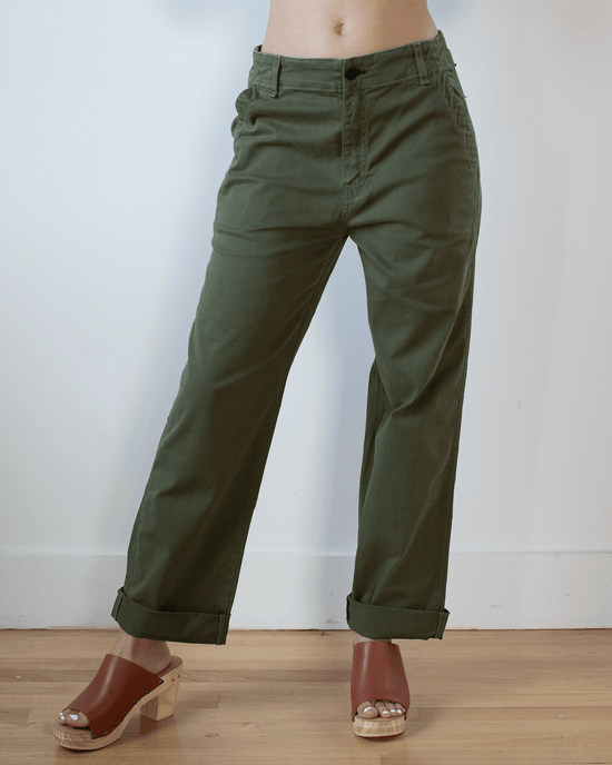 ASKK NY Denim Chino Twill in Fatigue