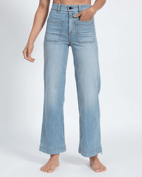 ASKK NY Denim Sailor Pant in Water Street