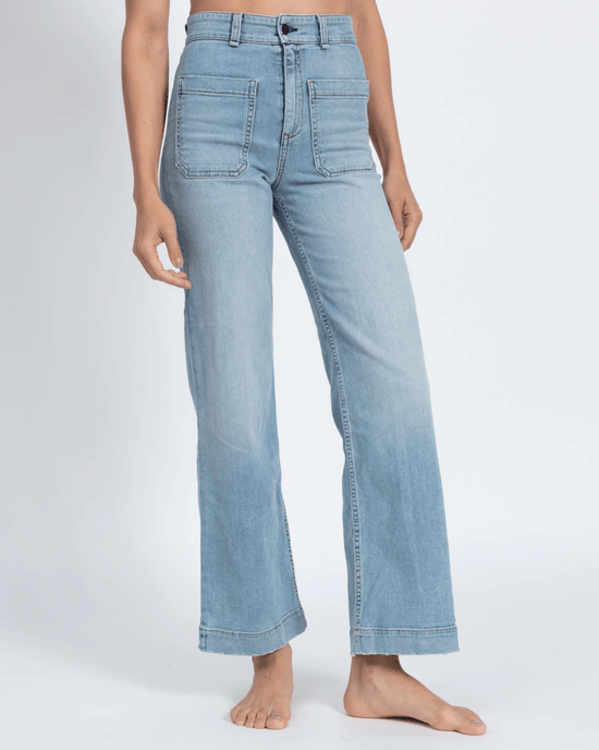 ASKK NY Denim Sailor Pant in Water Street