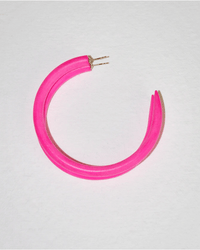 B&L Jewelry Barbie C Hoop in Large in Barbie