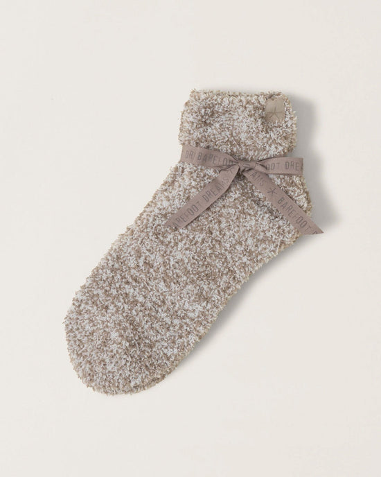 Barefoot Dreams Accessories He Nickel/White / O/S CC Heathered Tennis Socks in Nickle/White