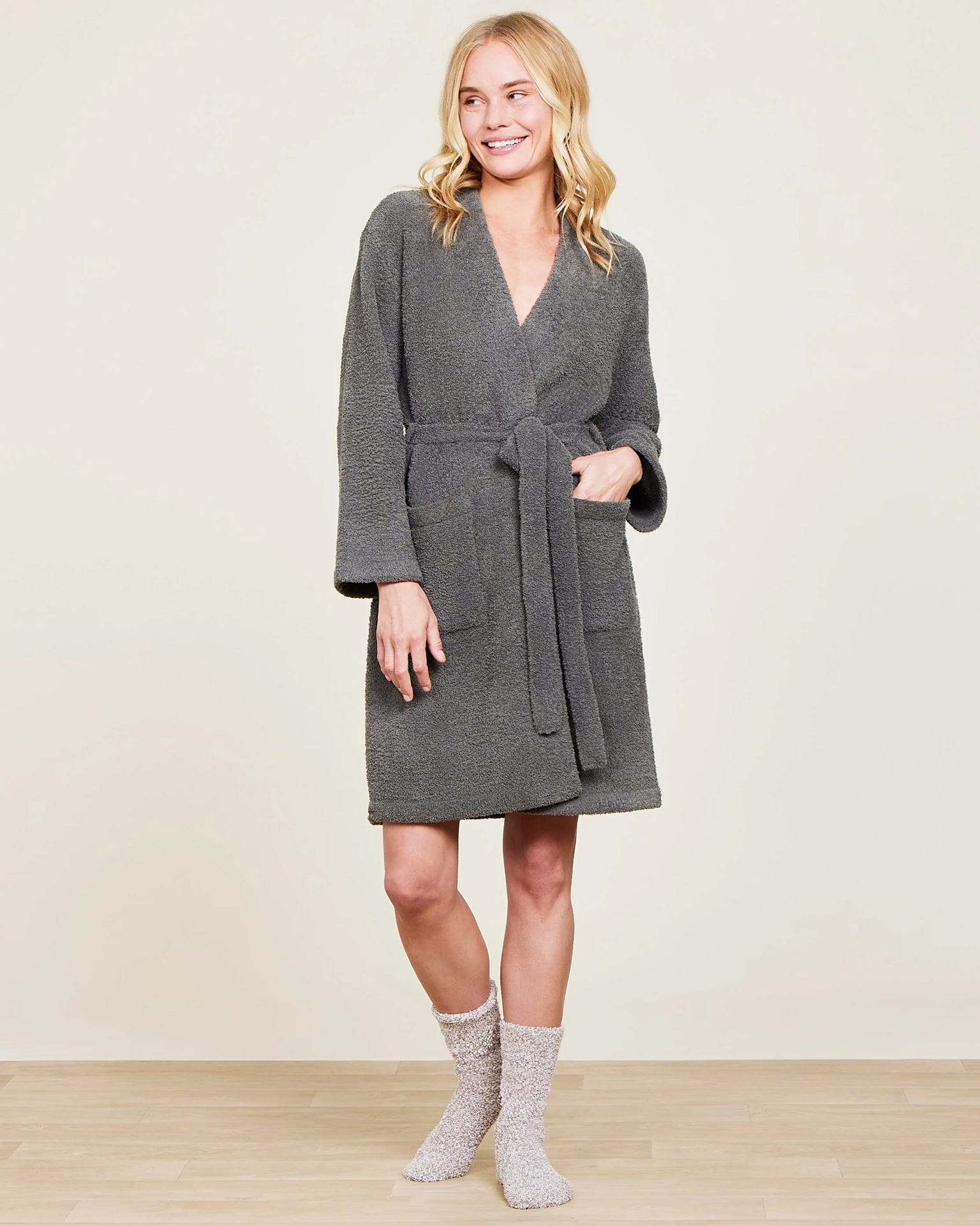 CC Solid Robe in Olive Branch