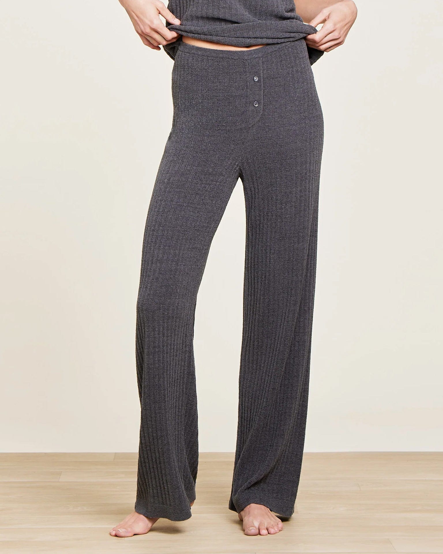 CCUL Ribbed Lounge Pants in Carbon