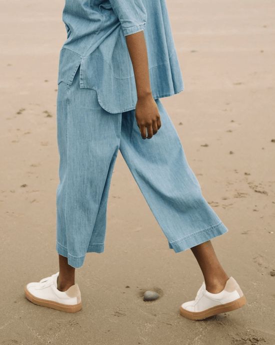 Beaumont Organic Evora-Leigh Pants in Chambray Blue 