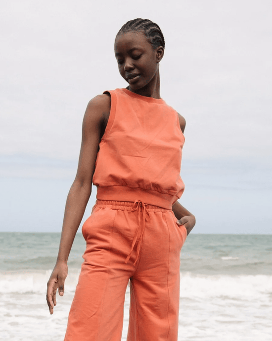 Beaumont Organic Lyria Top in Rust 