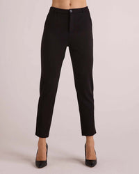 Bella Dahl Clothing Simone Slim Ponte Trouser in Black