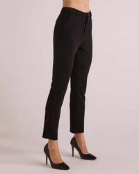 Bella Dahl Clothing Simone Slim Ponte Trouser in Black