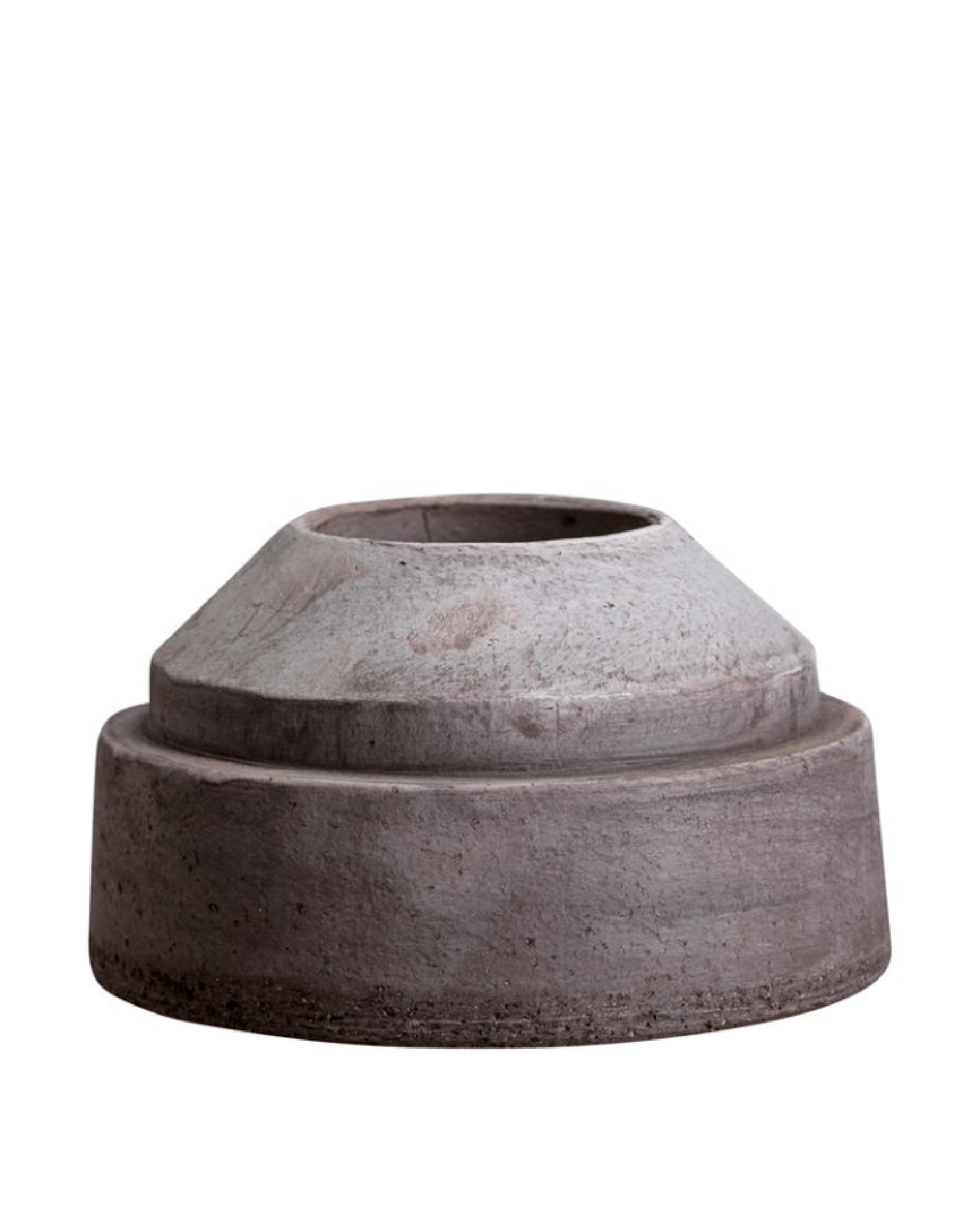 Hoff Raw Candleholder in Grey