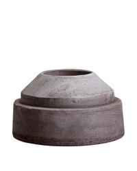 Bergs Potter Hoff Raw Candleholder in Grey 