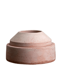 Bergs Potter Home Hoff Raw Candleholder in Rosa