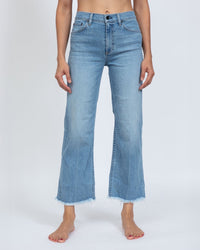 ASKK NY Denim Crop Wide Leg in Keel Over