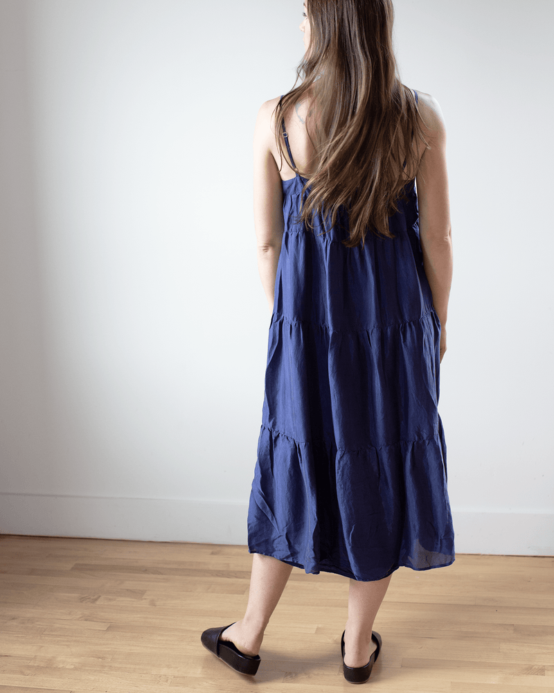 Bella Dahl Flowy Tiered Cami Dress in Summer Night - Bliss Boutiques