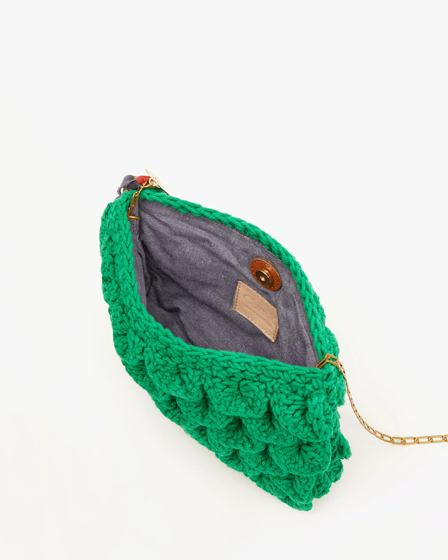 Clare V, Bags, Nwot Clare V Estelle In Emerald Crochet Scallop