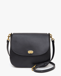 Clare V. Accessories Black Turnlock Louis in Black Veg