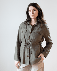 Hartford Clothing Volver Woven Jacket in Army