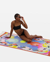 Inoui Editions Accessories Multicolor Fouta 100 Yoga in Multicolor