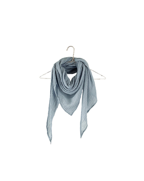 It is well LA Accessories Misty Sage Gauze Triangle Scarf in Misty Sage