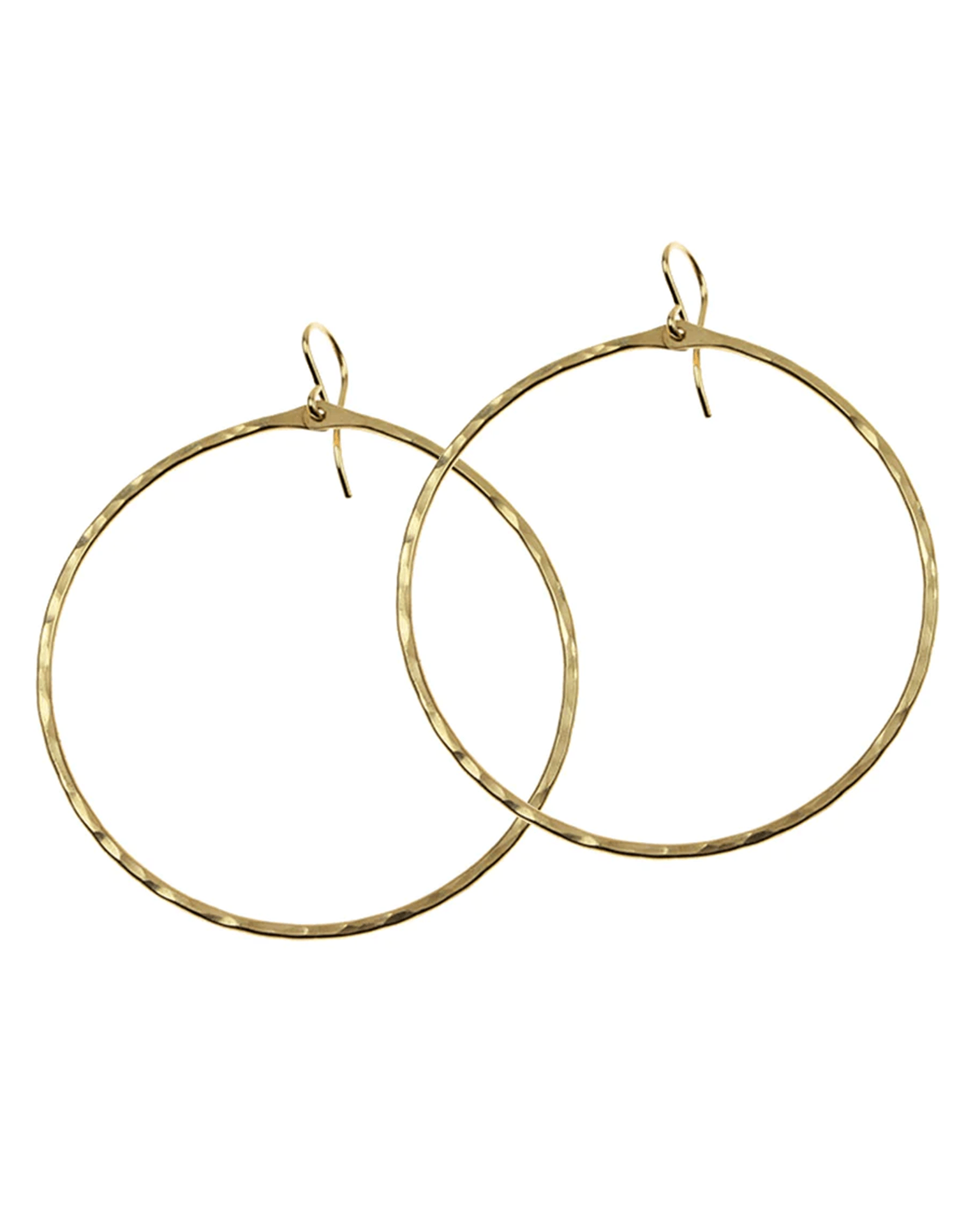 Signature Hoop Earrings, Large in Gold