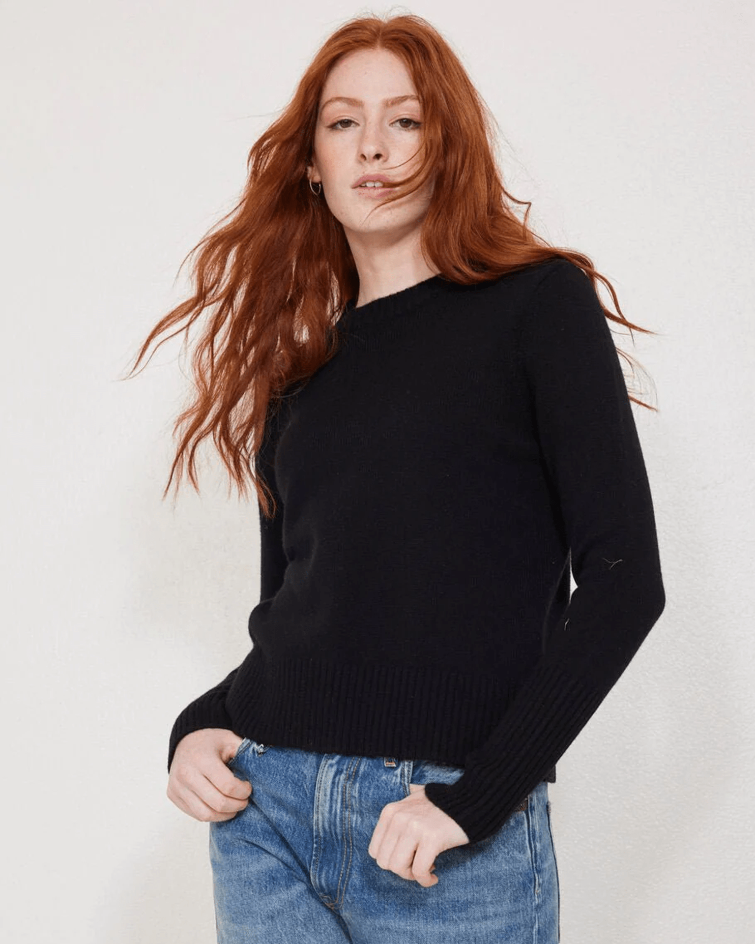 Jane Crewneck in Black