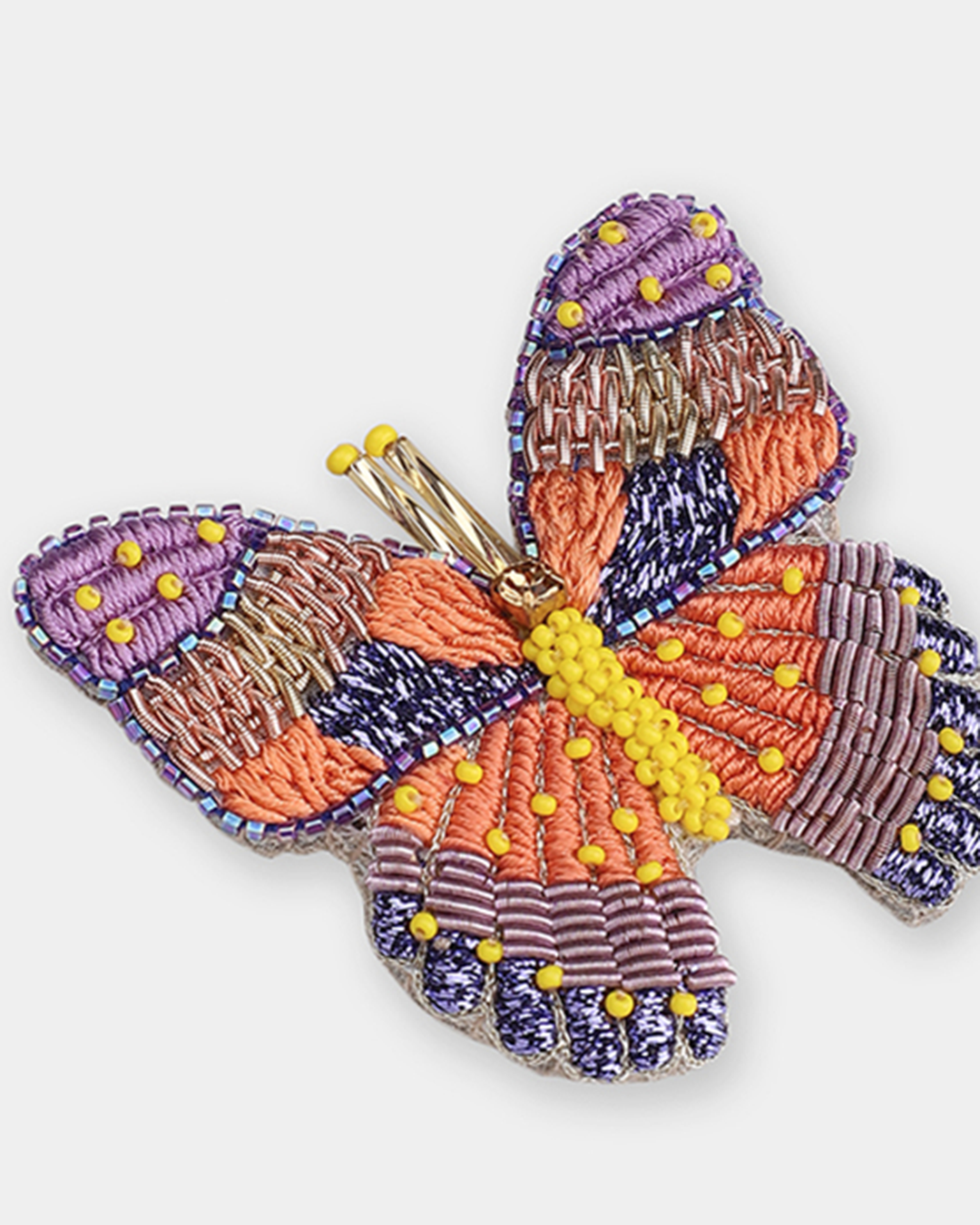 Purple butterfly store brooch