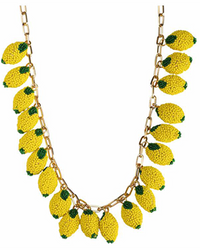 Olivia Dar Lemon Necklace Bliss Boutiques