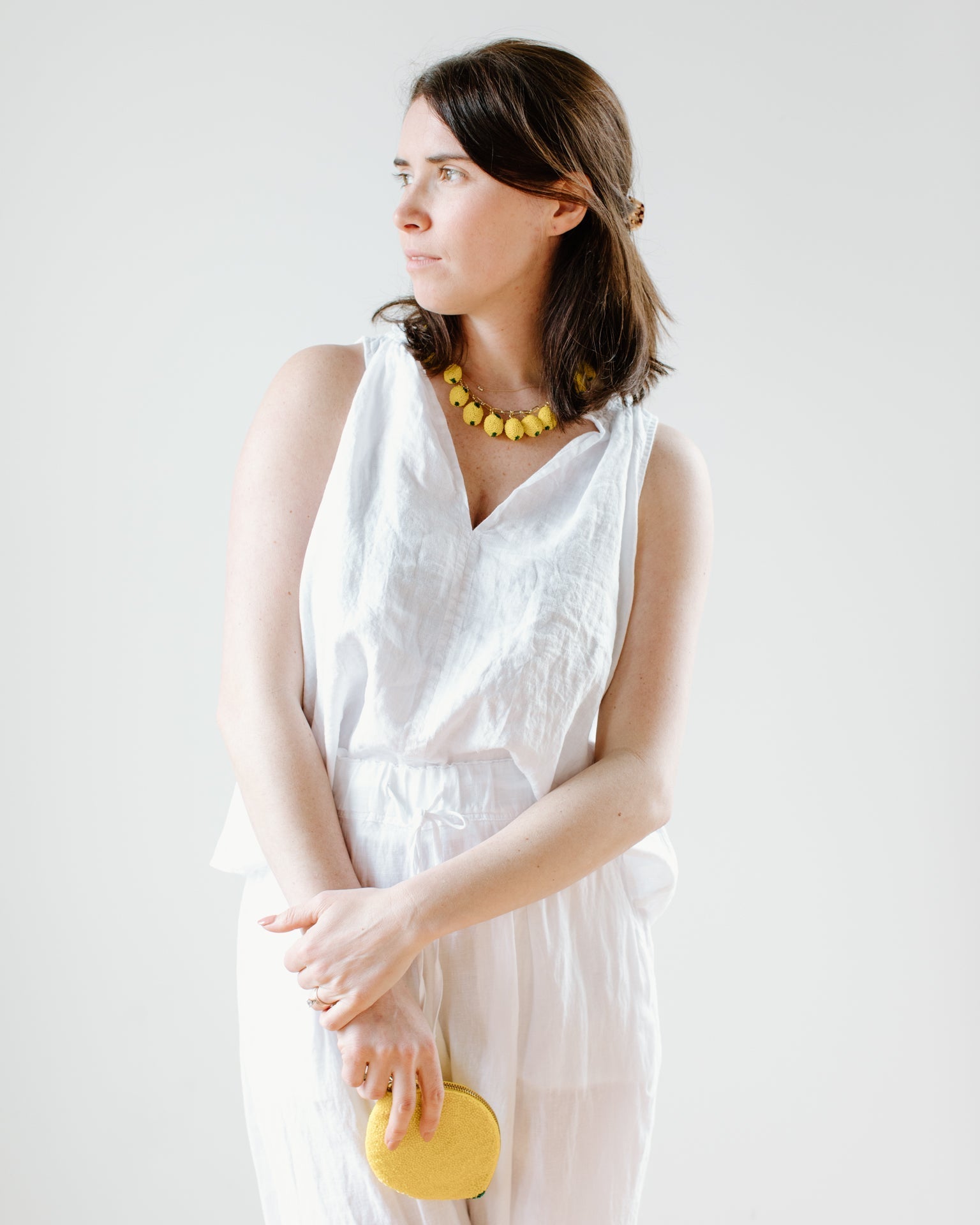 Olivia Dar Lemon Necklace Bliss Boutiques