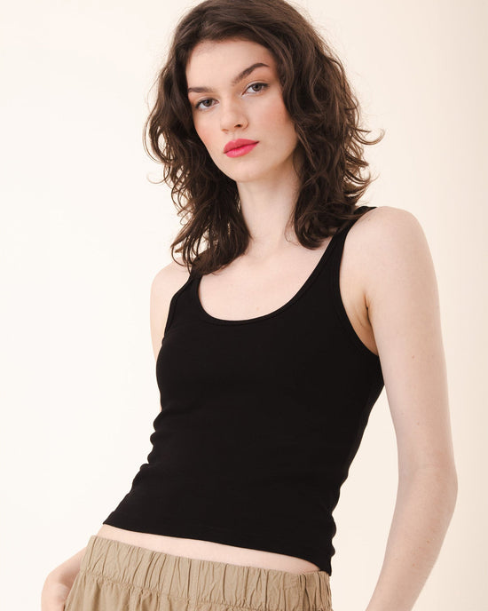 Prairie Underground Clothing Short & Sweet Tank in Black