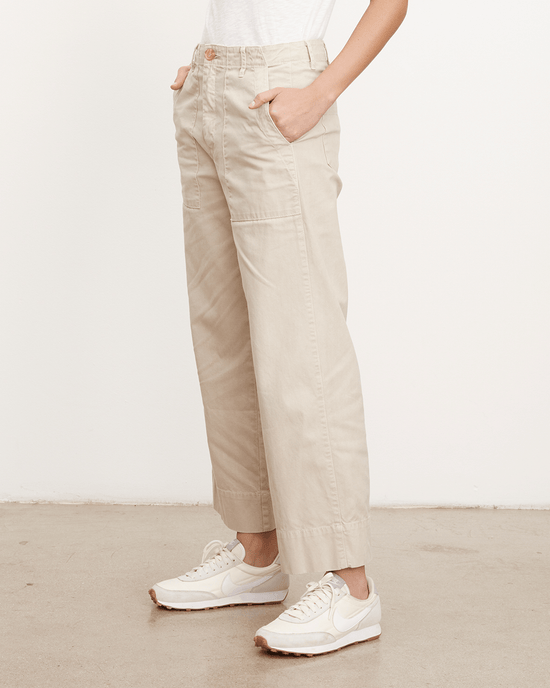 Velvet by Graham & Spencer Mya Pants in Oyster 