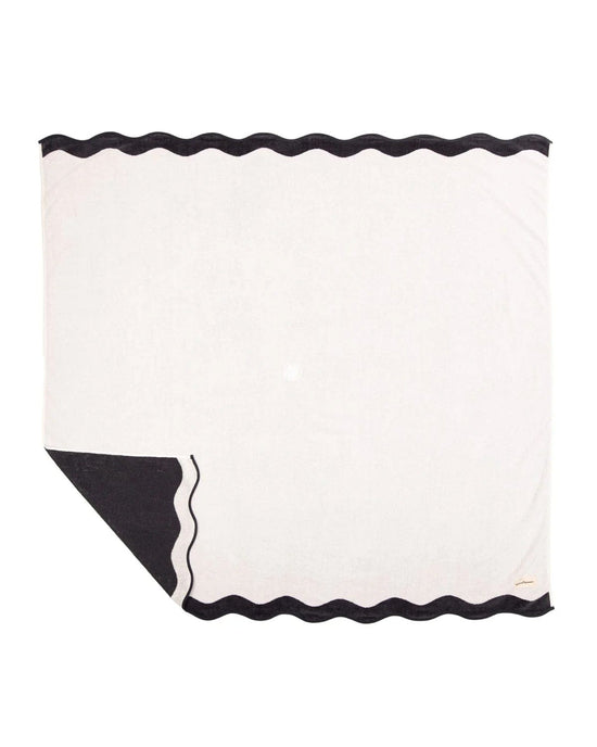 Business & Pleasure Co Home Beach Blanket - Rivie White