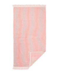 Business & Pleasure Co Home Beach Towel - Laurens Pink Stripe