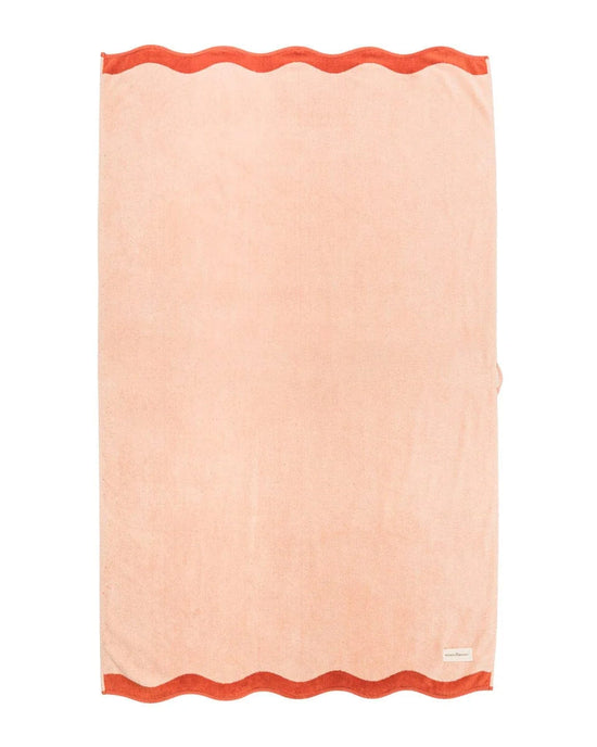 Business & Pleasure Co Home Beach Towel - Rivie Pink