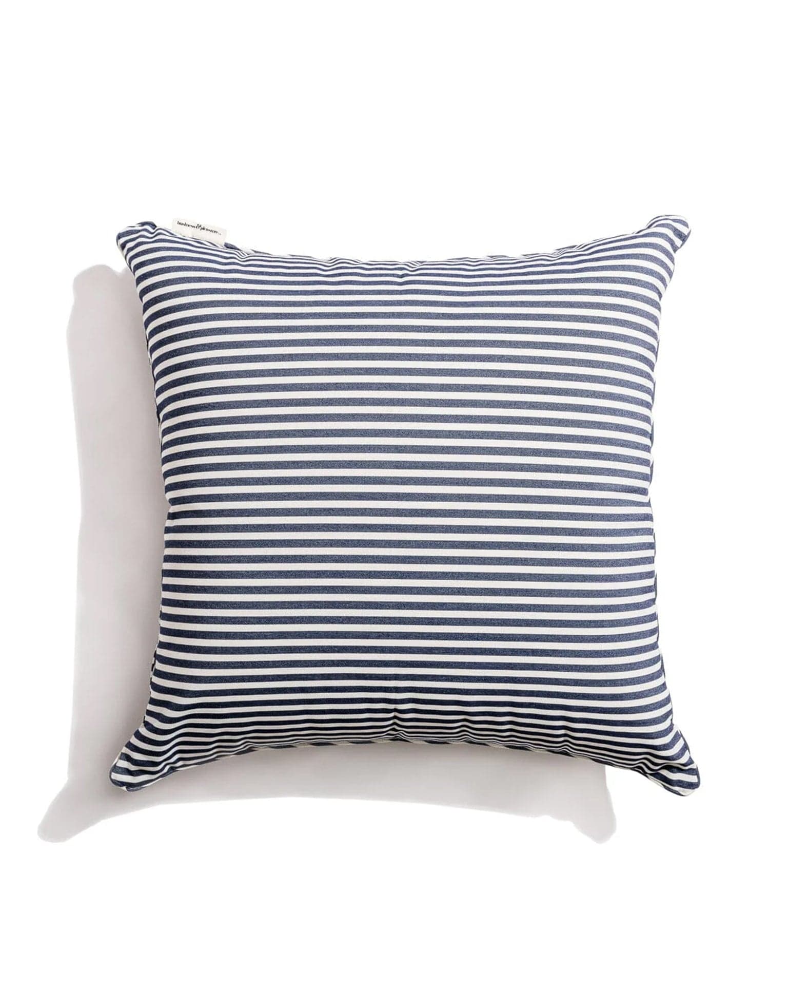 Euro Throw Pillow - Laurens Navy Stripe