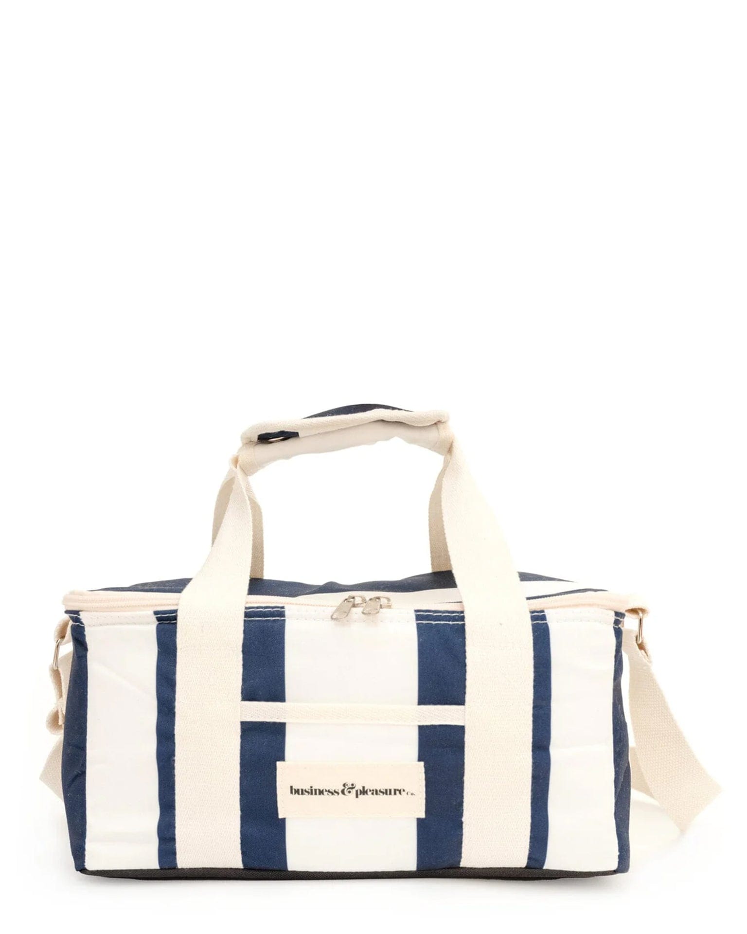 Holiday Cooler - Navy Capri Stripe