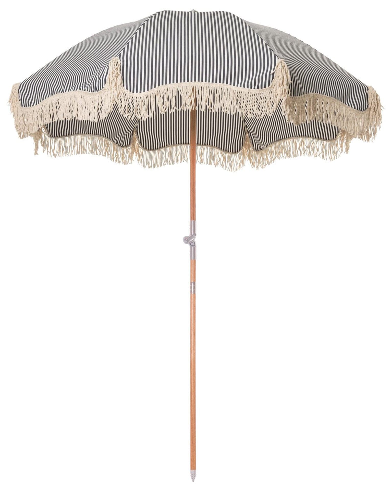 Premium Beach Umbrella - Laurens Navy Stripe